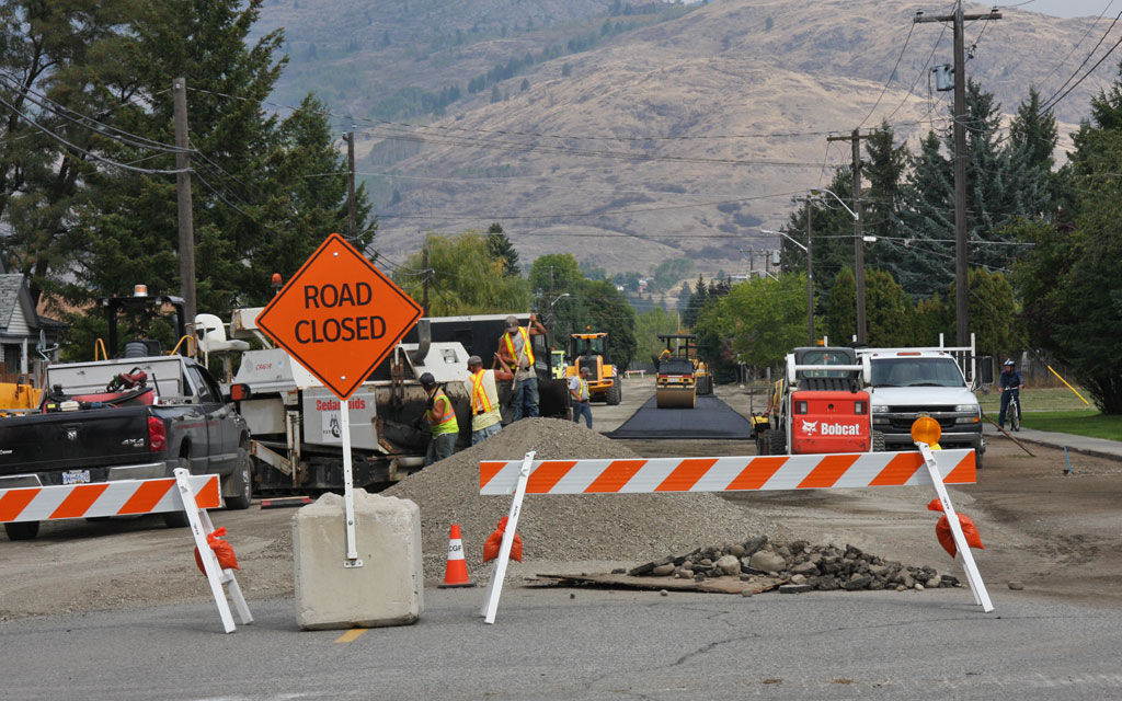 Argosy Construction Road Closed For Construction